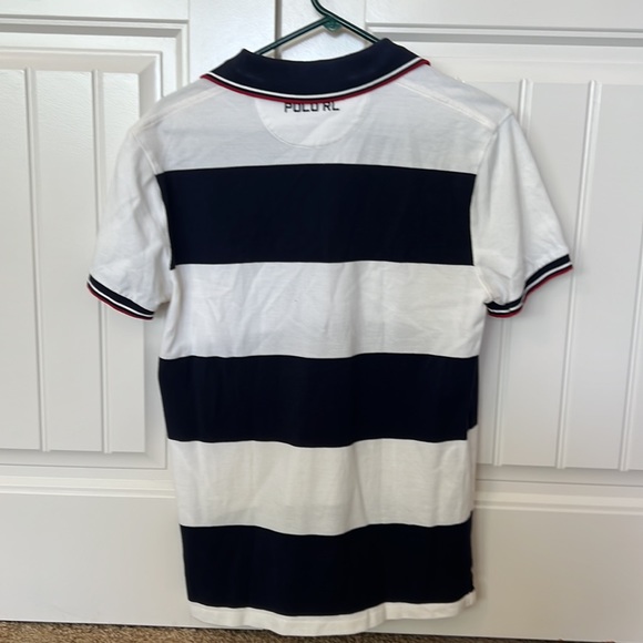 Rare Polo Ralph Lauren USA Men Polo Shirt Custom Slim Fit  Medium - Picture 4 of 5